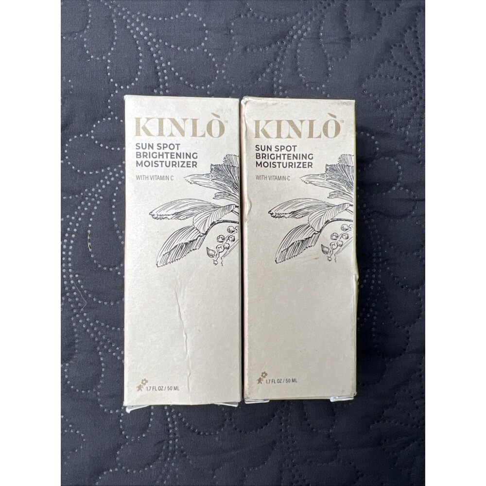 Kinlo Sun Spot Brightening Moisturizer w/ Vitamin C - 1.7 fl oz/50 ml - NIB 2pc
